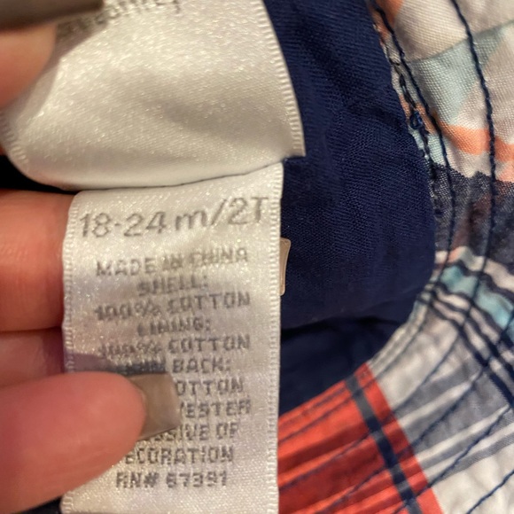 Koala Kids Navy Blue Size 18-24m/2T Surfer 24 Sun Hat! - Picture 3 of 3